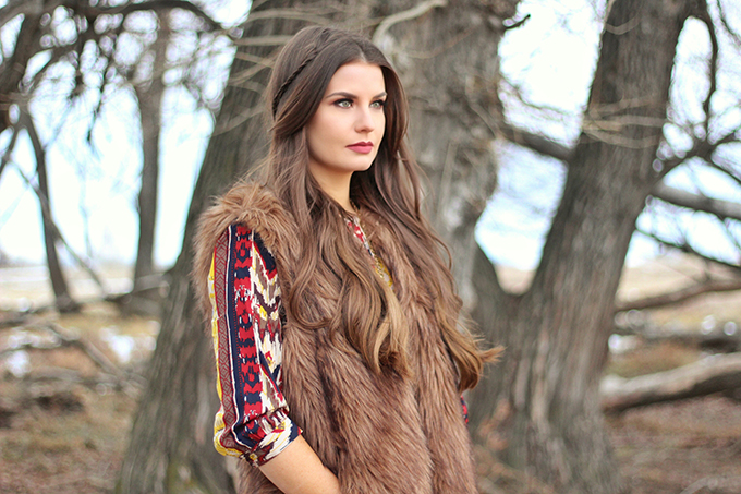 Winter Boho + How to Shop for Great Vintage // JustineCelina.com