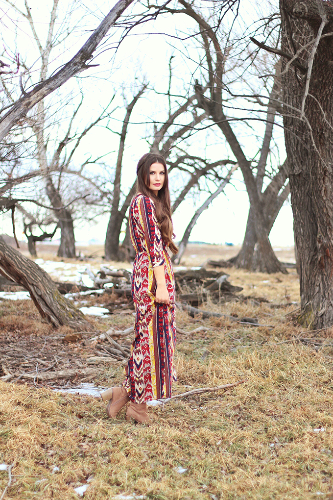 Winter Boho + How to Shop for Great Vintage // JustineCelina.com