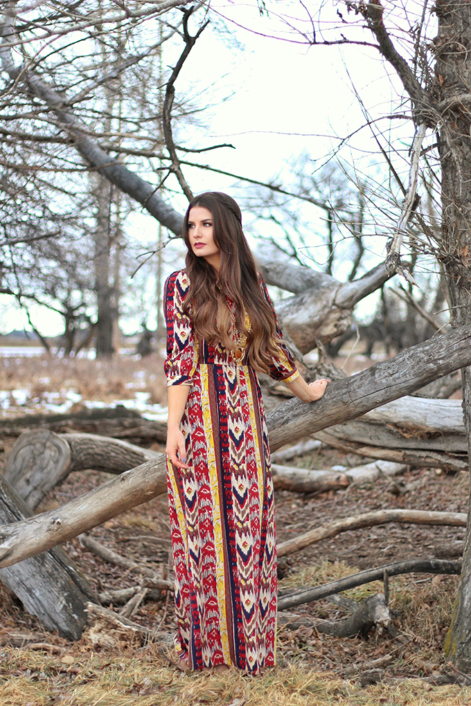 Winter Boho + How to Shop for Great Vintage // JustineCelina.com