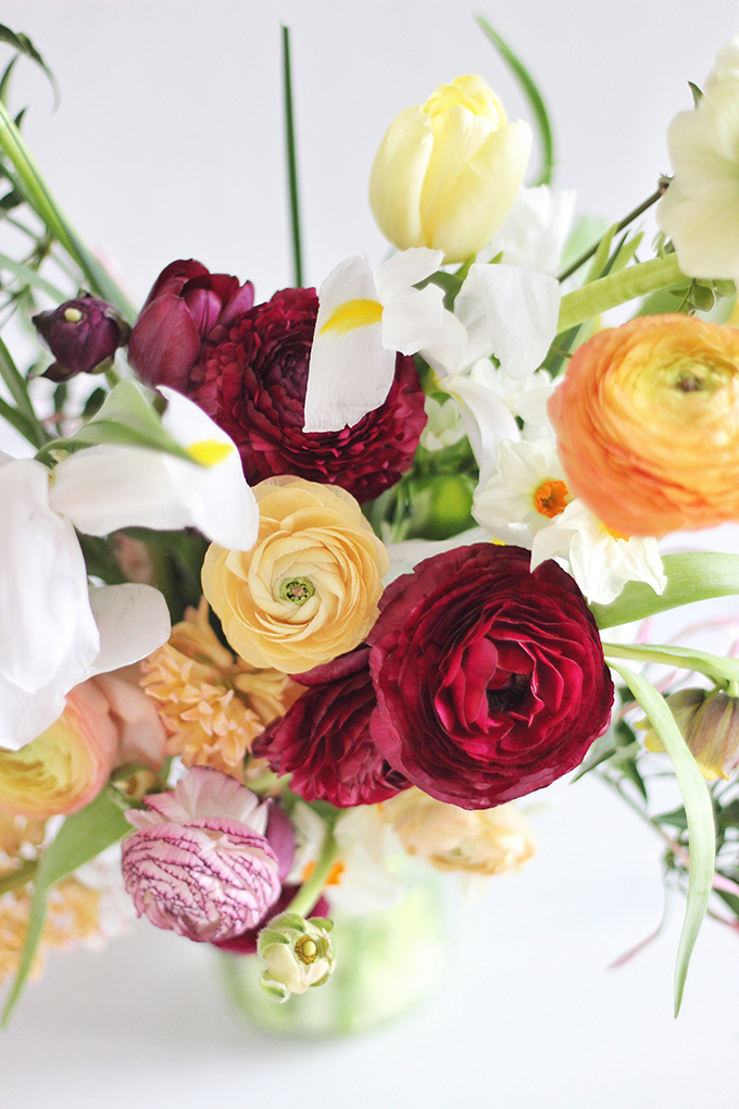 An Introduction to Spring Flowers | Ranunculus // JustineCelina.com