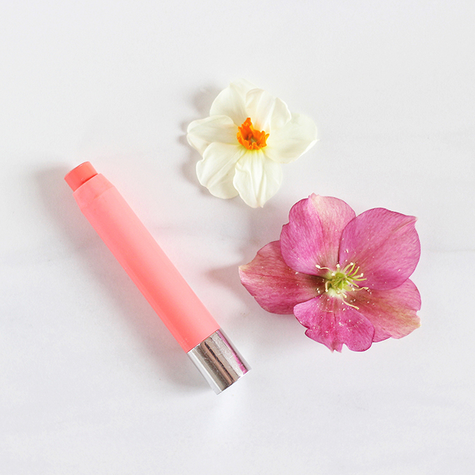 Bourjois Colour Boost Lipstick in Peach on the Beach photos, review, swatches // JustineCelina.com