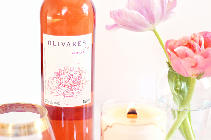 Jumilla rosé by OLIVARES Review | Simple Pleasures // JustineCelina.com