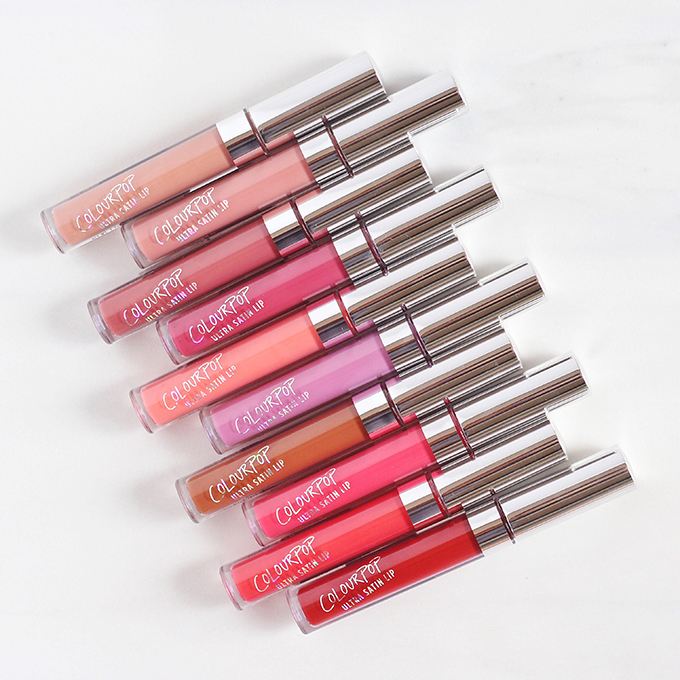 Colourpop Ultra Satin Lip Photos, Review, Swatches // JustineCelina.com