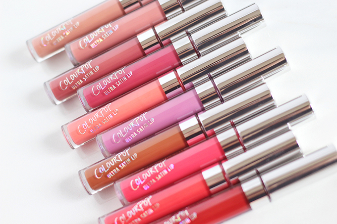 Colourpop Ultra Satin Lip Photos, Review, Swatches // JustineCelina.com