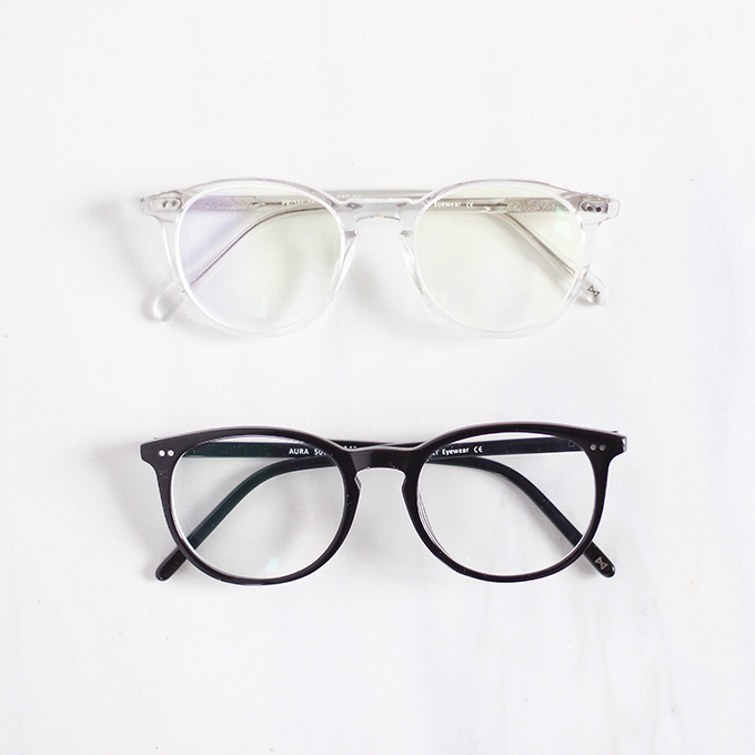  EyeBuyDirect Aura Black Prescription Eyeglasses Review | Prism Translucent Eyeglasses Review // JustineCelina.com