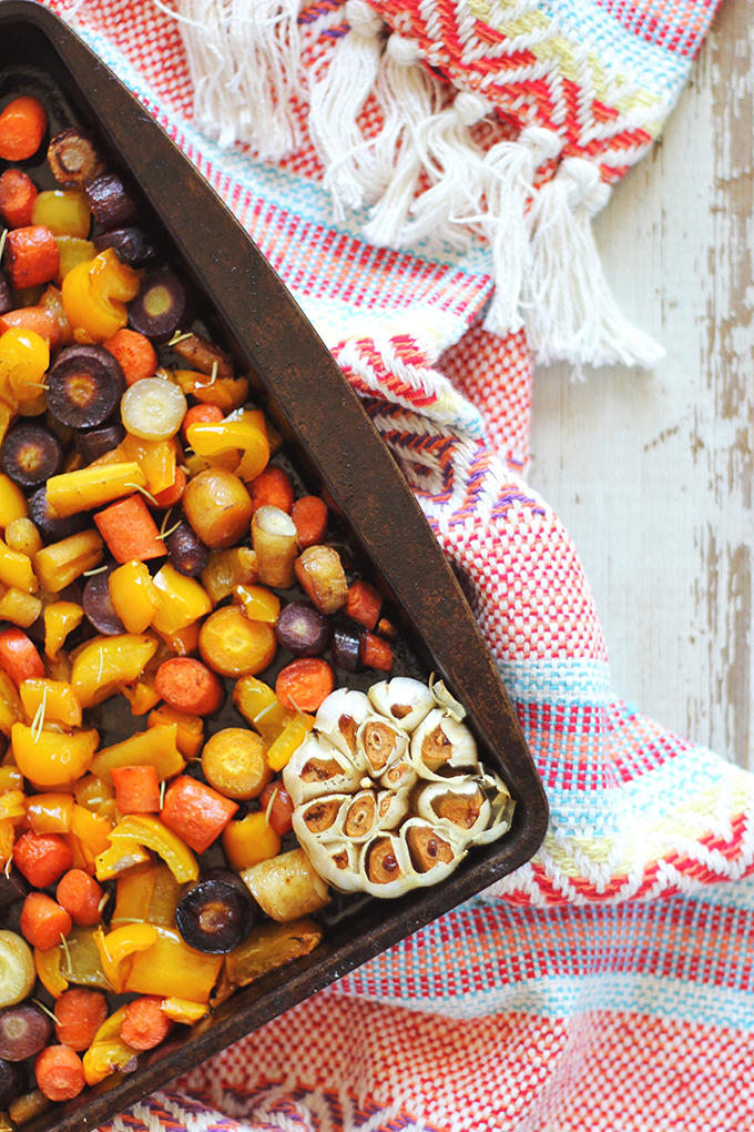 Rainbow Carrot & Yellow Pepper Soup // JustineCelina.com