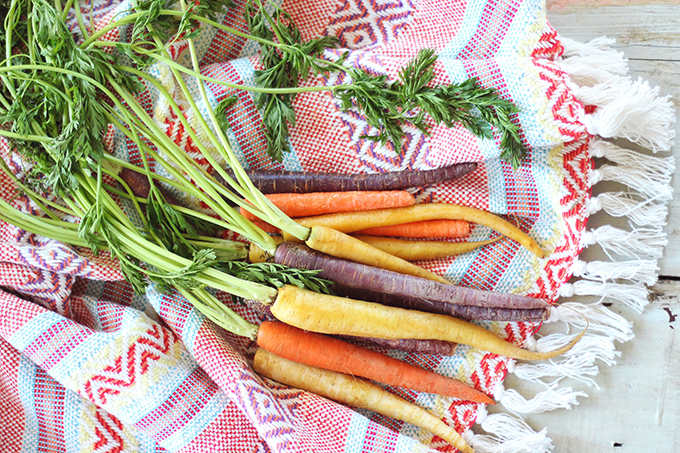 Rainbow Carrot & Yellow Pepper Soup // JustineCelina.com