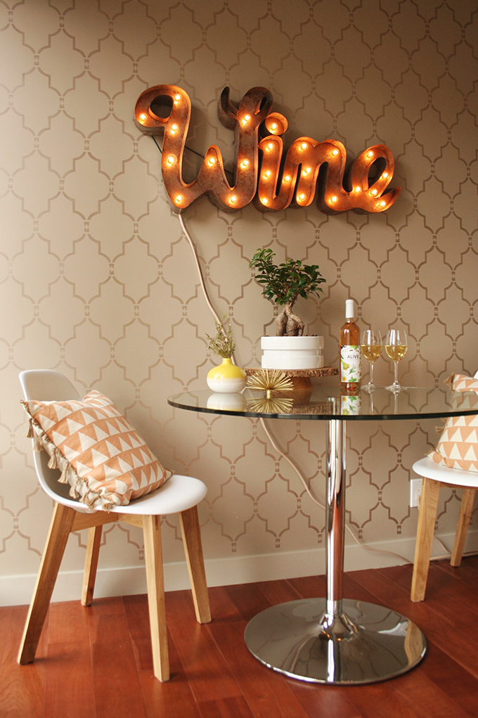 The Wine Nook // JustineCelina.com