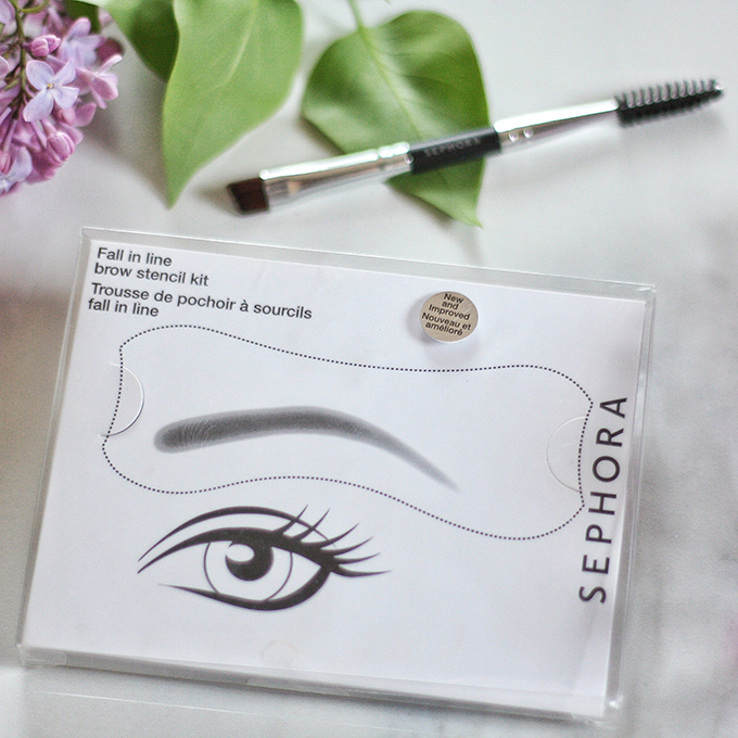 Best in Beauty | May 2015 // SEPHORA COLLECTION Fall in Line Brow Stencil Kit Photos, Review, Swatches // JustineCelina.com