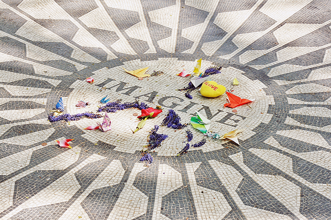 John Lennon Memorial, Strawberry Fields, Central Park