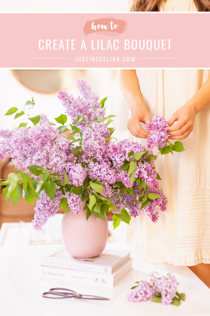 HOW TO CREATE A LILAC BOUQUET JustineCelina