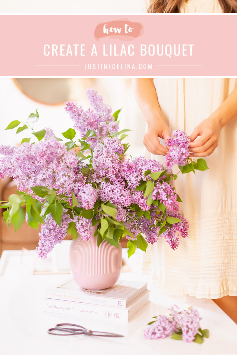 HOW TO CREATE A LILAC BOUQUET JustineCelina