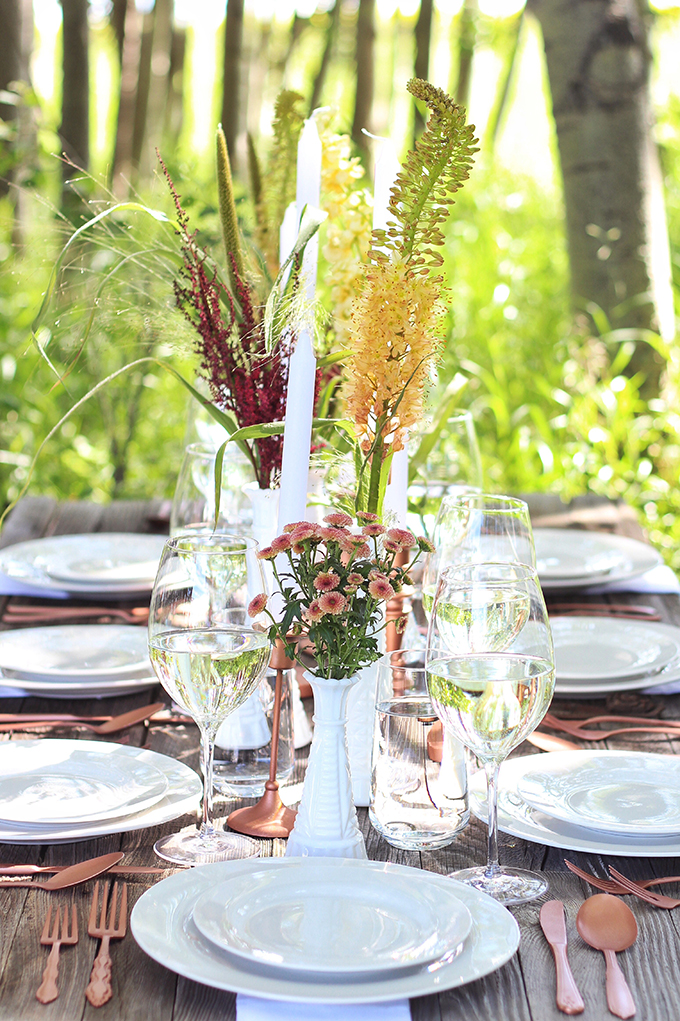 Al Fresco Summer Dining Inspiration // JustineCelina.com