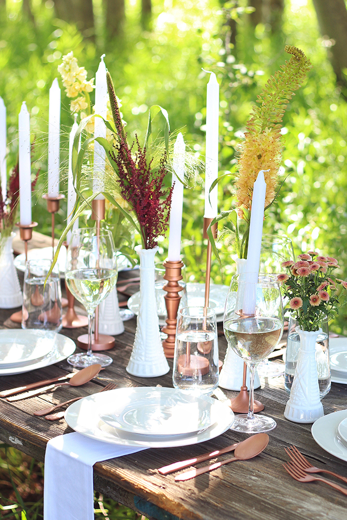 Al Fresco Summer Dining Inspiration // JustineCelina.com