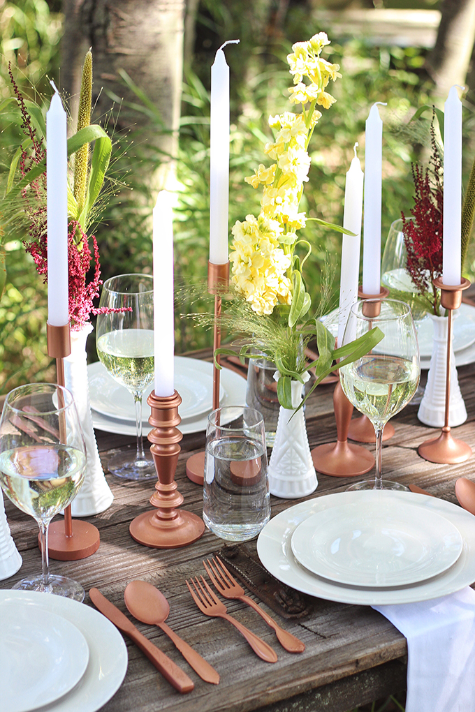 Al Fresco Summer Dining Inspiration // JustineCelina.com