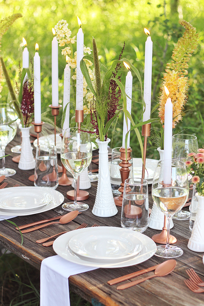 Al Fresco Summer Dining Inspiration // JustineCelina.com