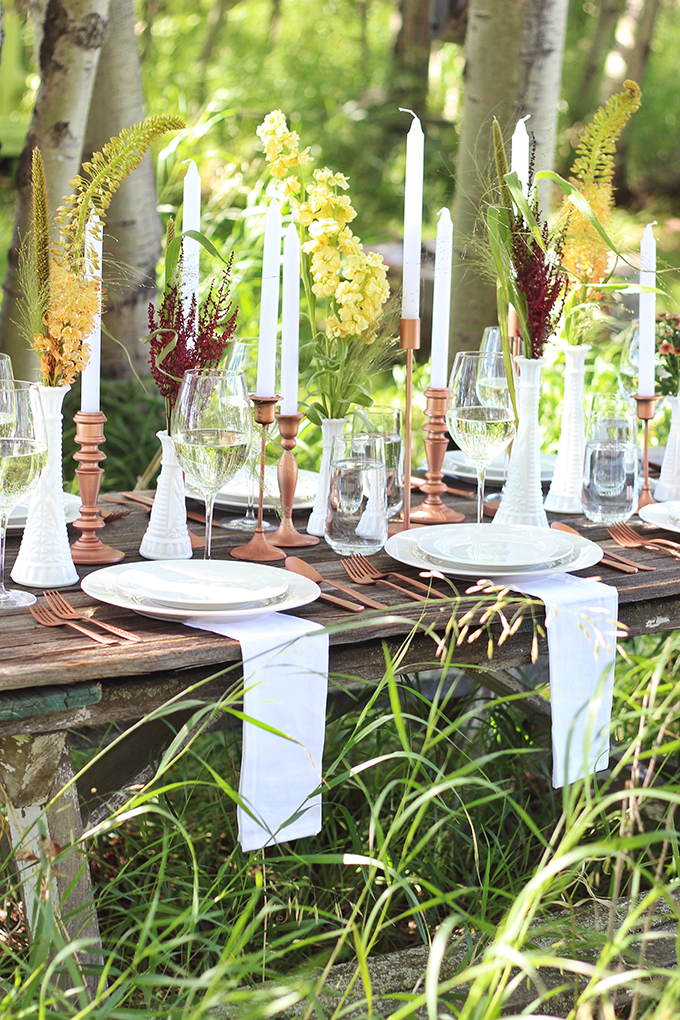 Al Fresco Summer Dining Inspiration // JustineCelina.com