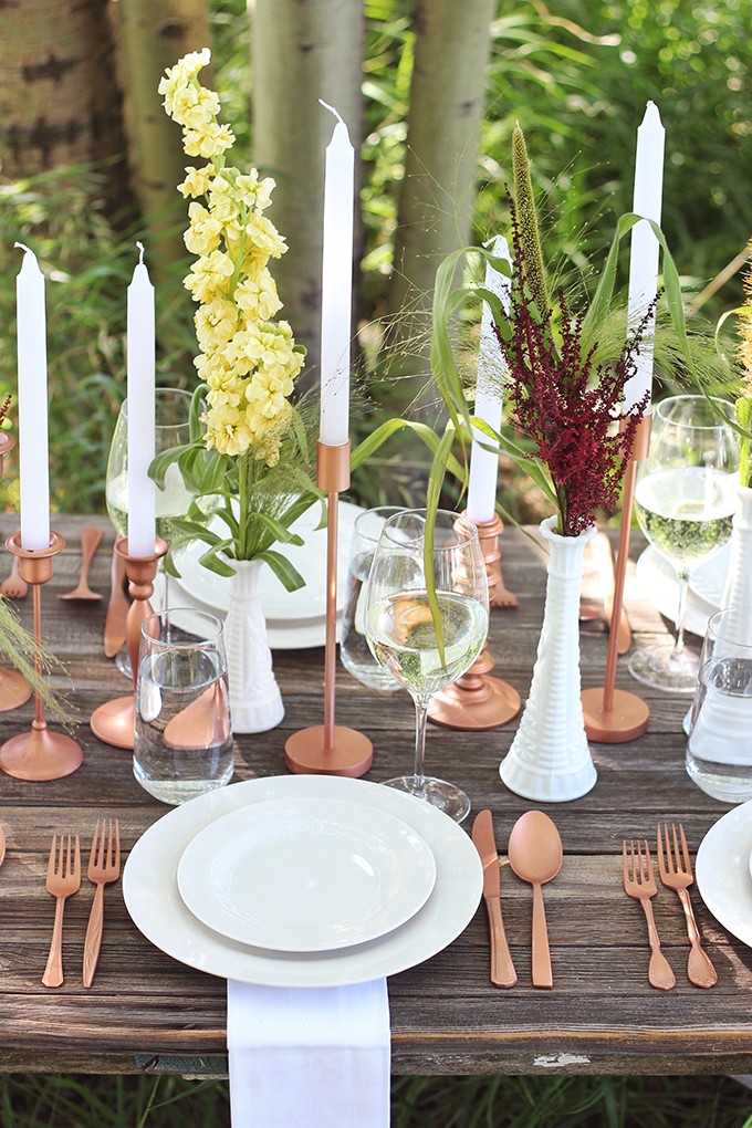 Al Fresco Summer Dining Inspiration // JustineCelina.com