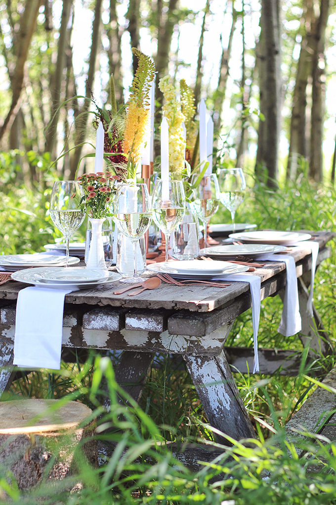 Al Fresco Summer Dining Inspiration // JustineCelina.co,