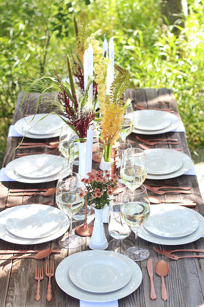 Al Fresco Summer Dining Inspiration // JustineCelina.co,