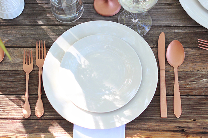 Al Fresco Summer Dining Inspiration // JustineCelina.com