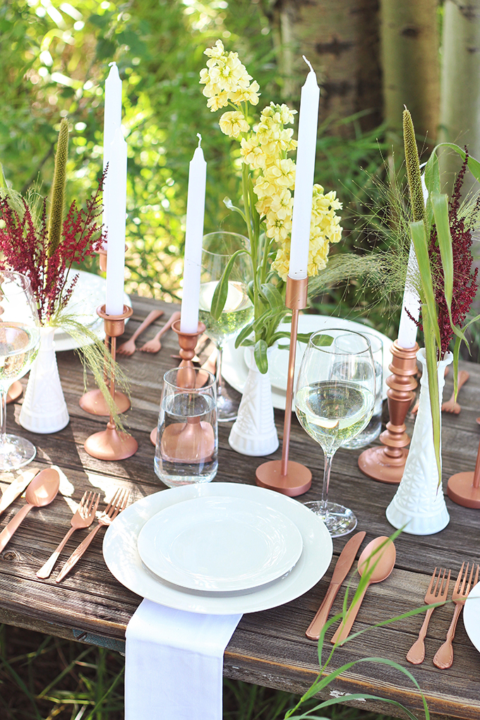 Al Fresco Summer Dining Inspiration // JustineCelina.com