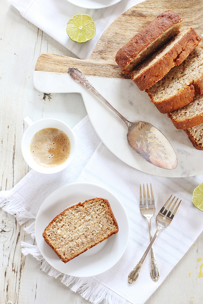 Allergy Free Aloha Banana Bread (Gluten, Dairy & Refined Sugar Free) // JustineCelina.com