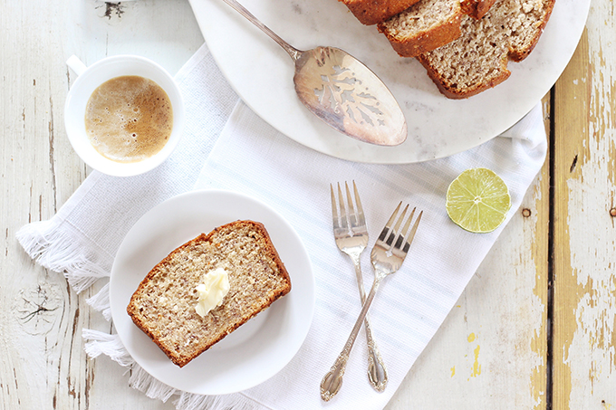 Allergy Free Aloha Banana Bread (Gluten, Dairy & Refined Sugar Free) // JustineCelina.com