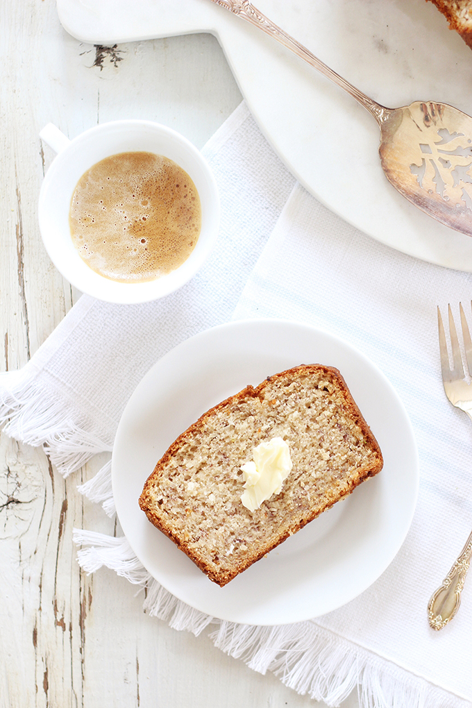 Allergy Free Aloha Banana Bread (Gluten, Dairy & Refined Sugar Free) // JustineCelina.com