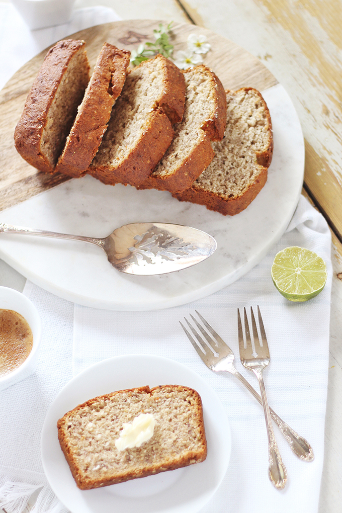 Allergy Free Aloha Banana Bread (Gluten, Dairy & Refined Sugar Free) // JustineCelina.com