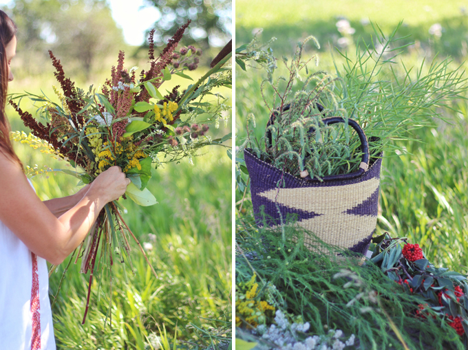 Foraged Prairie Wildflower Bouquet | Calgary, Alberta, Canada // JustineCelina.com