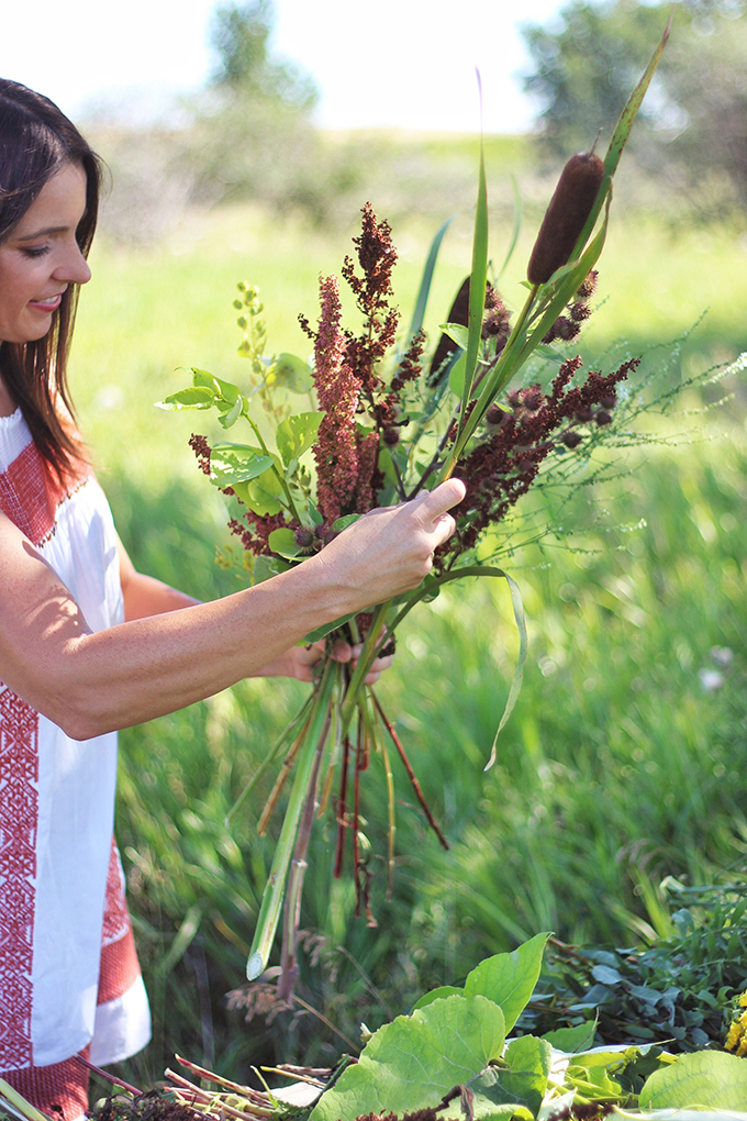 Foraged Prairie Wildflower Bouquet // JustineCelina.com