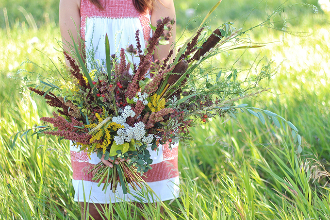 Foraged Prairie Wildflower Bouquet | Calgary, Alberta, Canada // JustineCelina.com