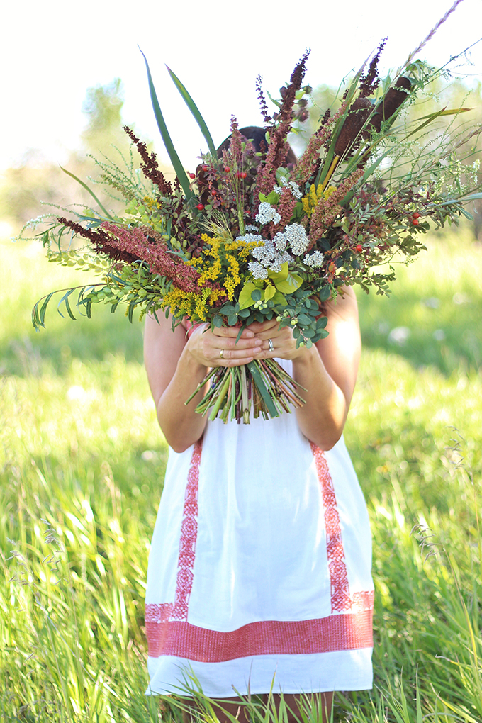 Foraged Prairie Wildflower Bouquet | Calgary, Alberta, Canada // JustineCelina.com