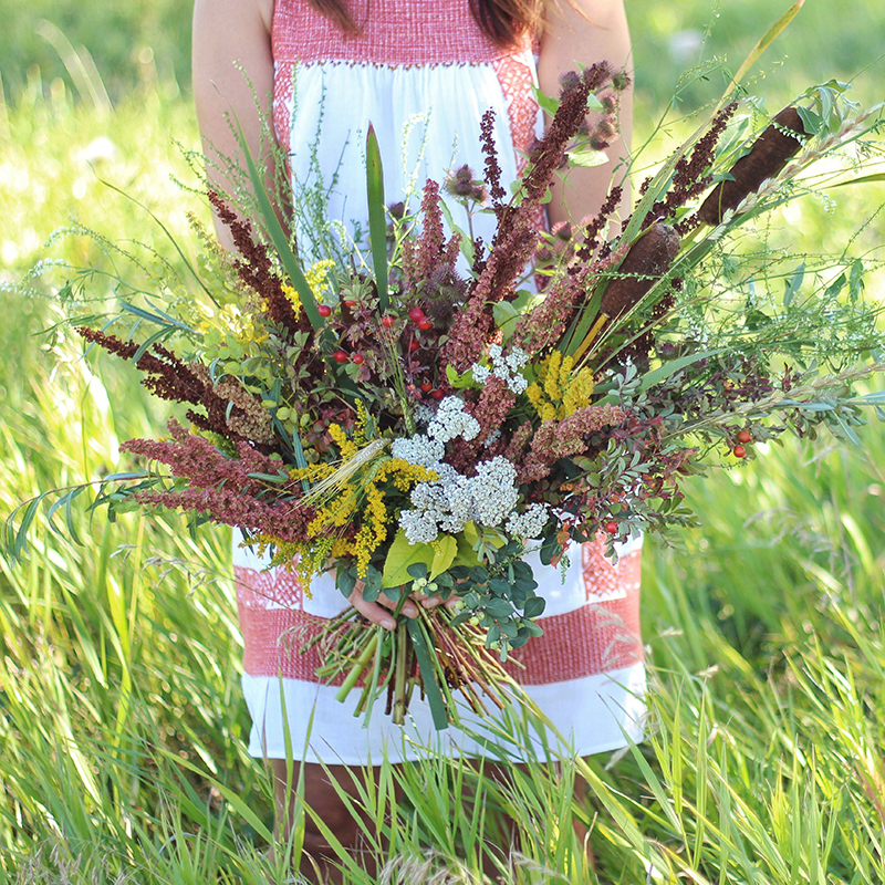 Foraged Prairie Wildflower Bouquet | Calgary, Alberta, Canada // JustineCelina.com