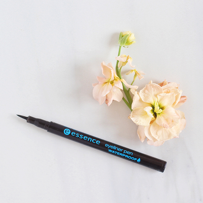 Essence Eyeliner Pen Waterproof in Deep Black Photos, Review, Swatches // JustineCelina.com