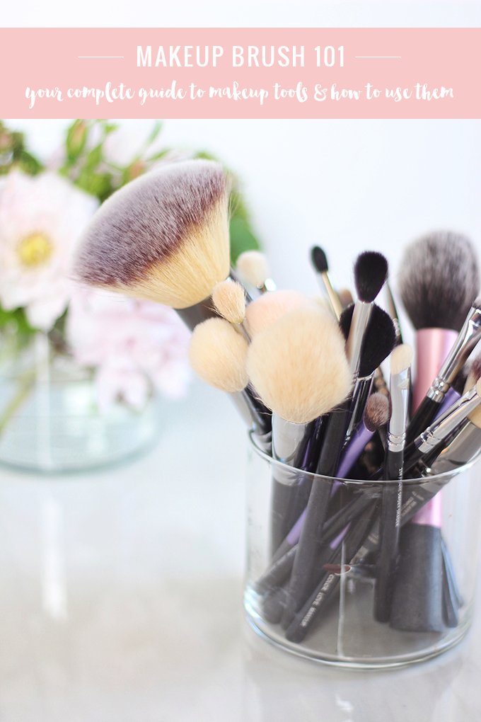 Makeup Brush 101 | Your Complete Guide to Makeup Tools and How to Use Them // JustineCelina.com