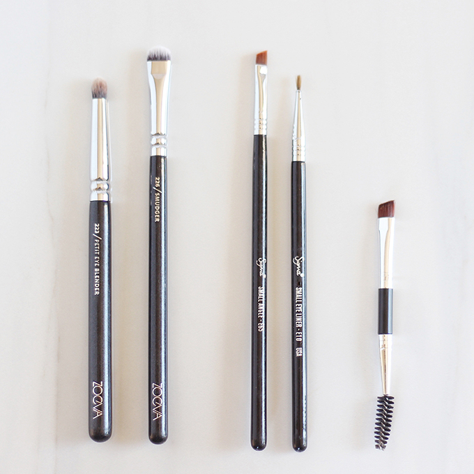 Makeup Brush 101 | Your Complete Guide to Makeup Brushes and How to Use Them | The Best Eyeliner and Eyebrow Brushes // JustineCelina.com