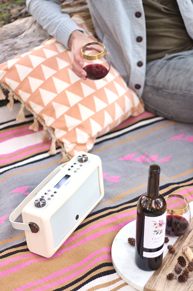 A Mini Mountain Getaway | A Rocky Mountain Picnic with Wine near Calgary, Alberta | VQ Hepburn Mk II Radio in Cream // JustineCelina.com