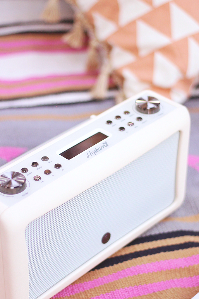 A Mini Mountain Getaway | VQ Hepburn Mk II Radio in Cream // JustineCelina.com 