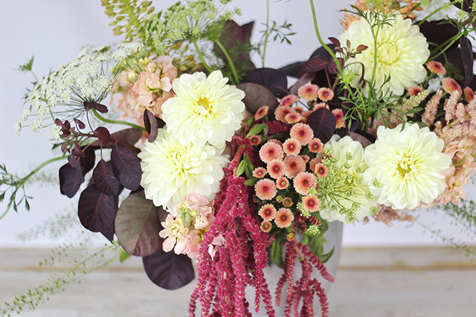 An Introduction to Autumn Flowers | Thanksgiving Floral Inspiration // JustineCelina.com x Rebecca Dawn Design