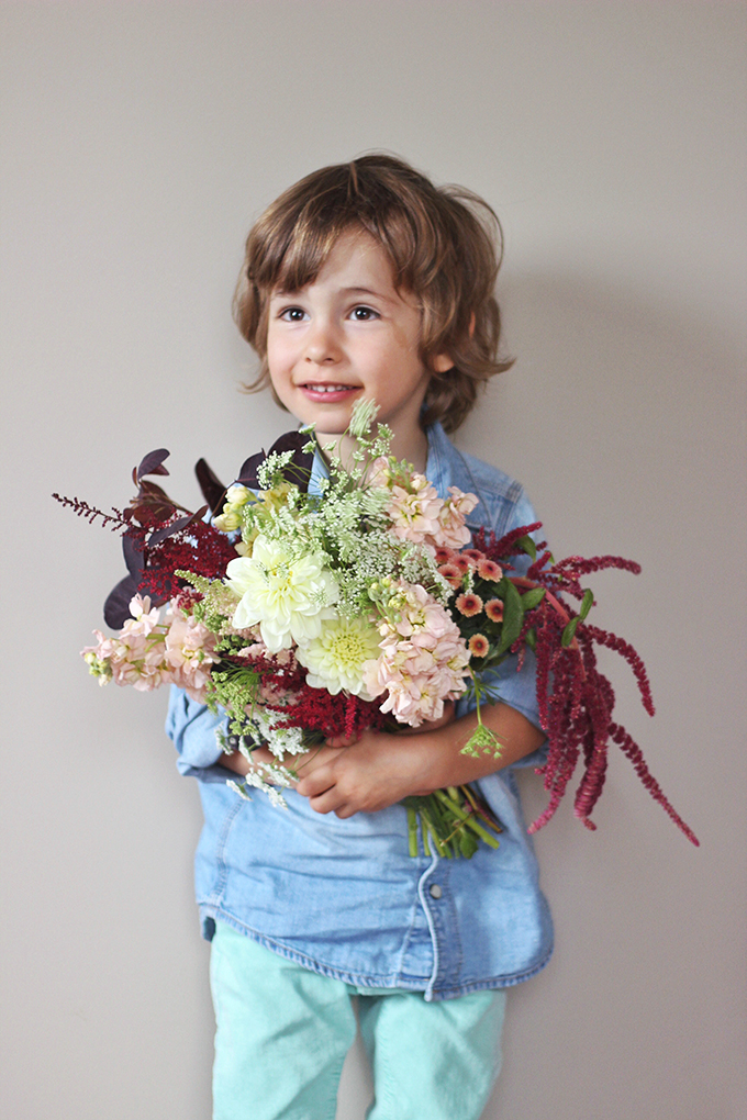 An Introduction to Autumn Flowers | Autumn Bouquet // JustineCelina.com x Rebecca Dawn Design