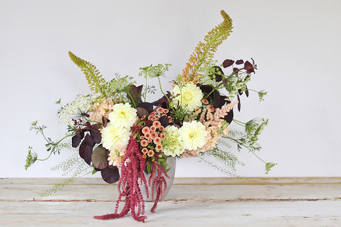 An Introduction to Autumn Flowers | Autumn Bouquet // JustineCelina.com x Rebecca Dawn Design