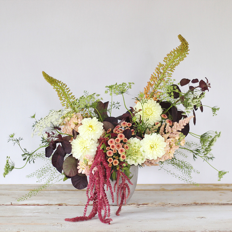 An Introduction to Autumn Flowers // JustineCelina.com x Rebecca Dawn Design