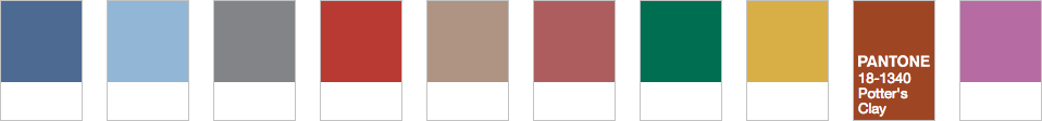 PANTONE 18-1340 Potters Clay