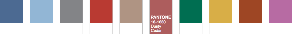 Pantone 18-163 Dusty Cedar