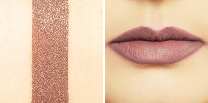 Anastastia Beverly Hills Liquid Lipstick in Sepia Photos, Review, Swatches // JustineCelina.com