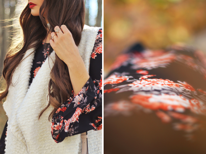Autumn 2016 Trend Guide | New Romantic | 70's Inspired Fall Florals // JustineCelina.com