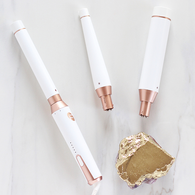 Luxury Products Worth the Splurge | T3 T3 Whirl Trio Interchangeable Styling Wand Photos, Review // JustineCelina.com 