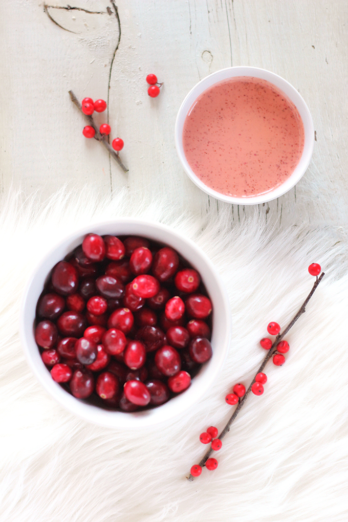 Cranberry Dijon Vinaigrette // JustineCelina.com